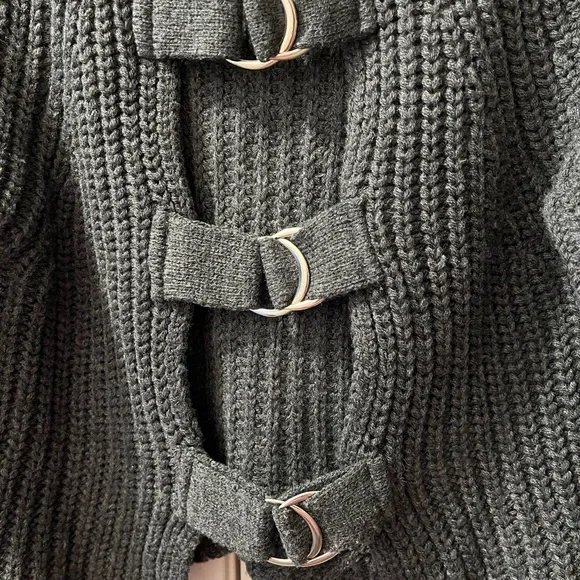 Wow Couture Sweater with open buckled back - Picture 2 of 5